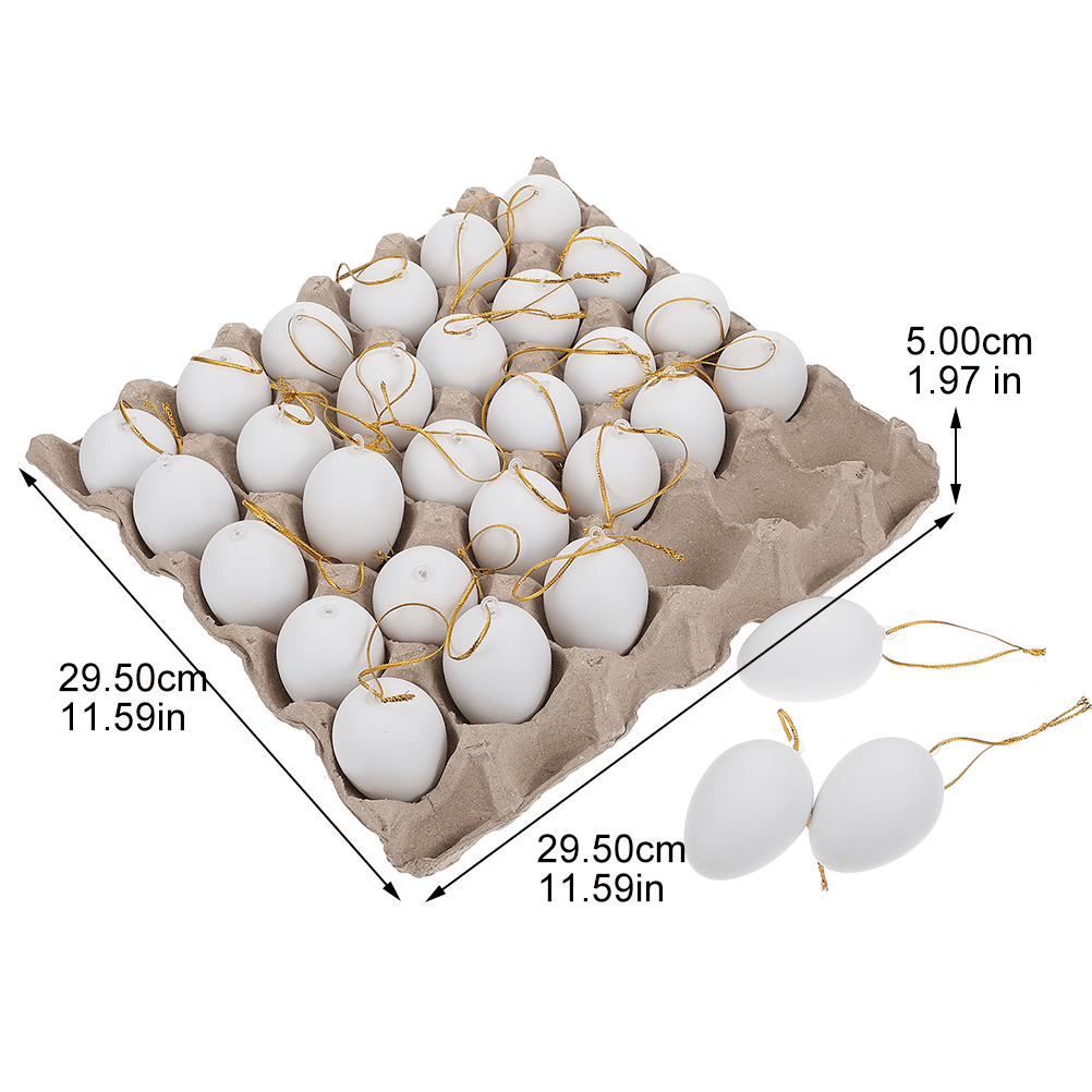 Worgeous 2 Sets  of Easter DIY Eggs Simulated Easter Eggs Egg Graffiti Toys Kids Egg Painting Toys Easter Eggs