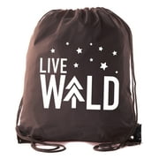 Mato & Hash Camp Drawstring Backpack for All Types of Camps and Birthday Parties