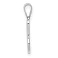 thumbnail image 3 of FJC Finejewelers 14 kt White Gold  Script Letter C Initial Charm 14 mm x 11 mm, 3 of 6