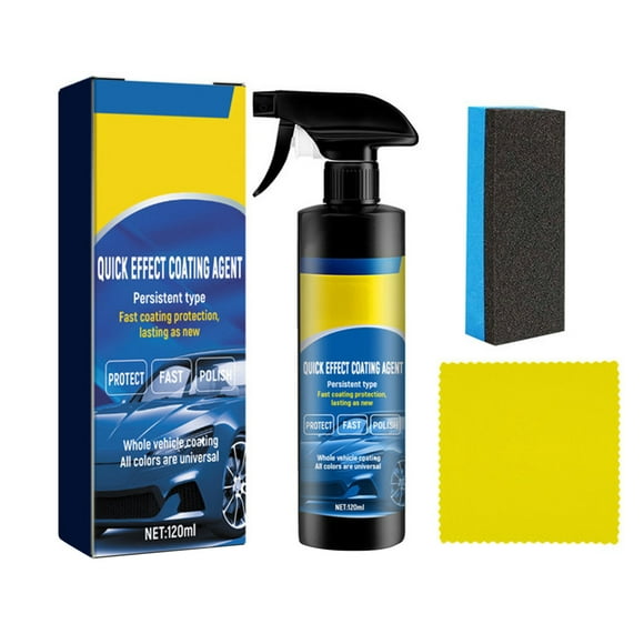 Easter Car Coating Spray Quick Effect Coating Agent Quickly Coat Car Wax Polish Spray Waterless Wash Car Coating Spray 120ml Drywall Patch 8 X 8 Siding Patch Shrink Paper Sheets Sanded Premixed