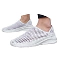 thumbnail image 4 of Men's Breathable Knit Sneakers Comfortable On Casual Shoes For Walking Running Yoga Gym Beach Summer Spring, 4 of 8