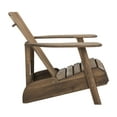 thumbnail image 3 of Safavieh Mopani Outdoor Patio Adirondack Chair - Rustic Brown, 3 of 9