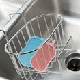 thumbnail image 1 of unbranded Organizador Colgante Para Fregadero De Cocina Con Soporte Para Esponjas Plateado, 1 of 8