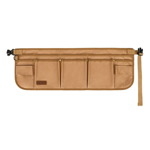 Bolsa de Herramientas para Cintura, Bolsa para Herramientas con Cinturón Ajustable, Duradera, Práctica Mano de Obra Premium para Herramientas de Jardí marrón DYNWAVEMX Soporte de cintura para electricista