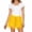 C-Yellow828, variant on DHFJKG Tutu Mini Skirts Women Mesh Layered A Line Rave Party Elastic Waistband Solid Color Skirt Carnival Dance Trendy Skirt