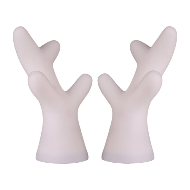 maskred 2x Waterproof Antlers Sticker For Stylish Christmas Car Decoration Easy To Install Cute white large 1Set