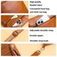thumbnail image 3 of Bolsos cruzados para mujer, pequeños bolsos cruzados de cuero genuino para mujer, bolsos cruzados de hombro con múltiples bolsillos con cremallera, 3 of 6