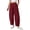 Plaid Black Red, variant on Plaid Barrel Pants Women Summer Casual Loose Wide Leg Lounge Gingham Trousers Spring Fashion Beach Bottoms
