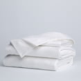 thumbnail image 2 of Sleep Plush White 4-Piece Microfiber 500g Bed Sheet Set with Wrinkle Free Performance Fabric, Full, 2 of 7