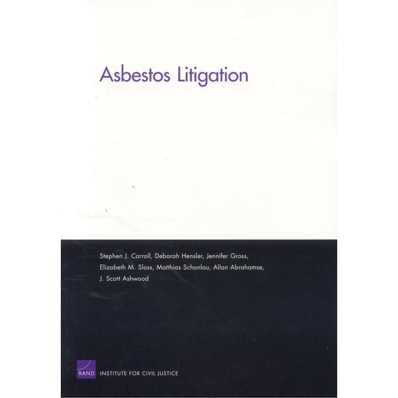 Pre-Owned Asbestos Litigation (Paperback) 0833030787 9780833030788