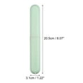 thumbnail image 2 of Unique Bargains 2pcs Toothbrush Travel Case Traveling PP Portable Toothbrush Cases for Travel Green 8.07''x1.22''x0.83'', 2 of 7