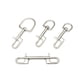 thumbnail image 2 of Sonducket Gancho a presión Firmeza Artesanía Ganchos de doble extremo Solidez Seguridad Sin nudo Hebilla de metal Abrazadera de buceo 120 mm Doble Type3 NO3 Sonducket OD024384-04, 2 of 6