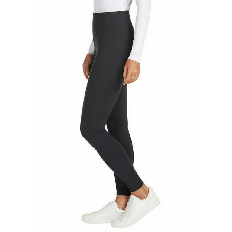 Matty M Women Active Casual Soft Wide-Band Live-in Legging (Charcoal,  X-Large) 