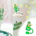 thumbnail image 5 of Linnome St. Patrick's Day Straw Toppers Dustproof for Festival Party Drinks Festive Beverage Accessory, 5 of 5