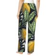 thumbnail image 3 of Balery Citrus Fruits Elegant Lemons print Women's Pajama Pants,Ultra Lightweight Pjs,Lounge Pant-XX-Large, 3 of 9