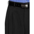 thumbnail image 2 of RGM Mens Dacron Rayon Pleated Front Dress Pants Black 38 Medium, 2 of 3