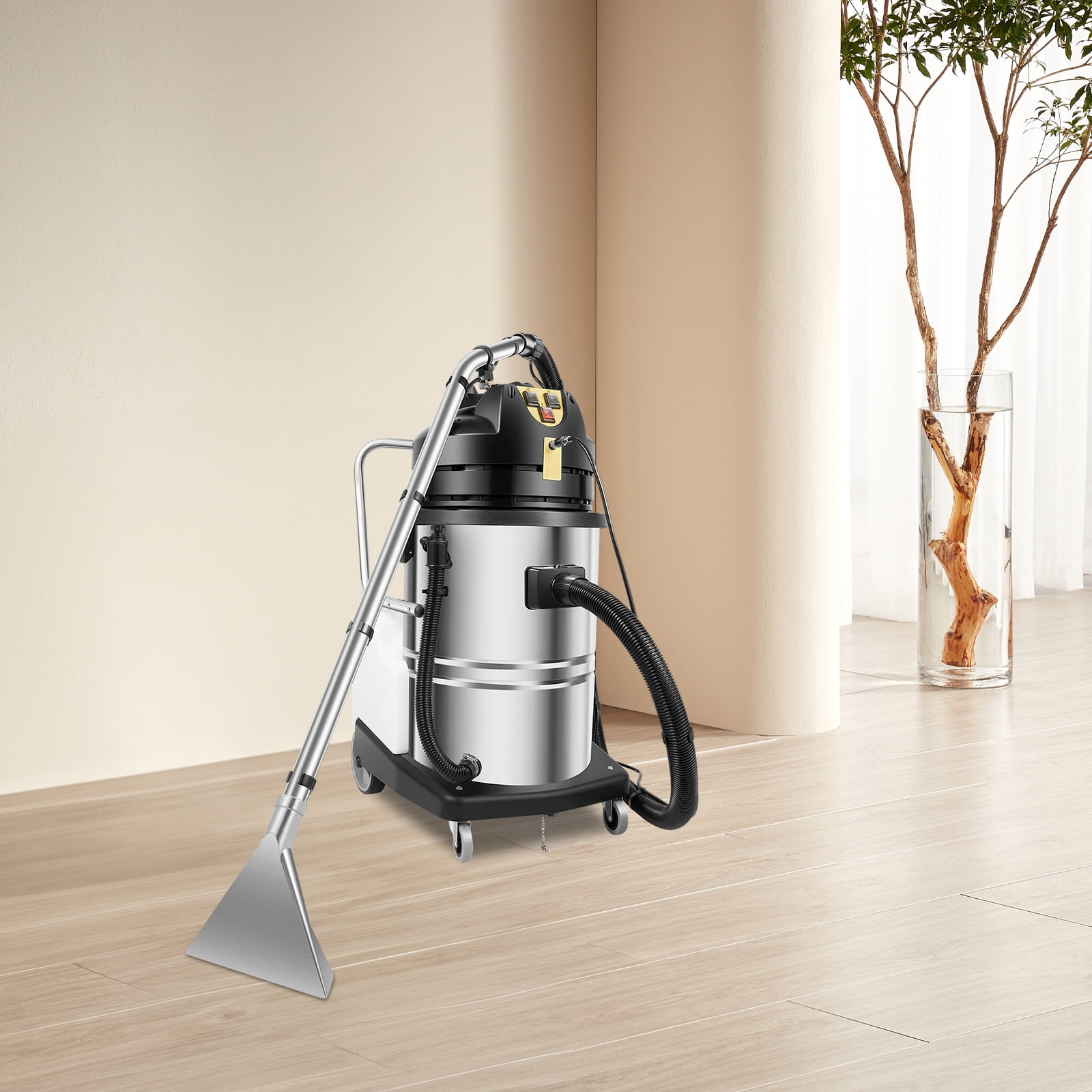 Peakora Commercial Carpet Cleaner Machine, 2110w Heavy-Duty Wet Dry Vacuum with Spray & Suction, 60l Large Tank, 6 Tools for Hotel, Home, Carpet, Floor, Sofa Cleaning