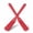 Red, variant on Stcellnmex Crepe Spatula Silicone Non Stick Heat Resistant Long Narrow Skinny Flipper Sky Blue 2 Piece