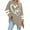 02 Khaki, variant on Weiqiqre Plus Size Women Blouses Pullover Cute Heart Sweatshirts Long Sleeve Tops with Pockets