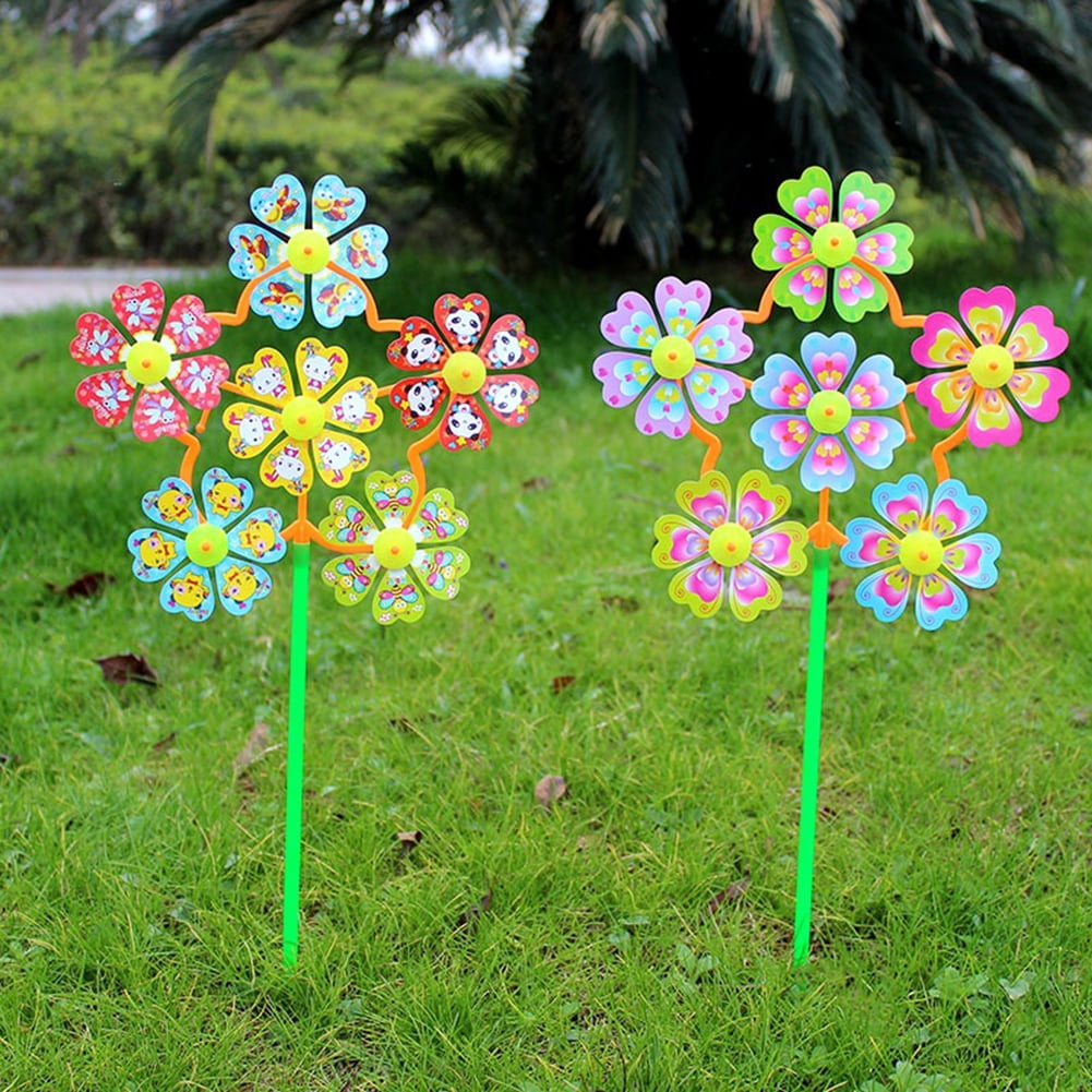 Details about   Kinetic Flower Wind Spinner 