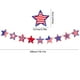 thumbnail image 3 of Decoraciones para el Día de los Caídos, banderines patriotas, banderas de estrellas rojas y azules preensambladas del 4 de julio, decoraciones colgantes para el Día de la Independencia, fiesta del Día, 3 of 6