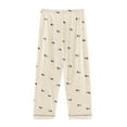 thumbnail image 5 of FUNDUFI Womens Pajama Sets Short Sleeve Cartoon Dog Prints Pajama Tops With Sleepwear Long Pants Oversized 2Pcs Pjs Outfit Set Soft Lightweight Lounge Sets Comfy Homewear, 5 of 9