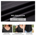 thumbnail image 4 of JYLFC Womens Cold Shoulder T Shirts Summer V Neck Short Sleeve Tops, Black L, 4 of 6