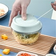 thumbnail image 4 of FFENYAN Gift Garlic Mashed Garlic Manual Seasoning Mixing Cutting Machine Green, 4 of 4
