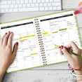 thumbnail image 4 of 2026-2028 Monthly Planner, 8.5x11": 24 Months (July. 2026 - June. 2028), Large Daily Blocks, Green, 4 of 7