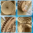 thumbnail image 3 of Kit de construcción de maquetas de rompecabezas de madera 3D Marble Run Assembly, 3 of 6