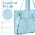 thumbnail image 3 of Tote Bag for Women with Multi-Pocket, Kabaqoo Crossbody Work Bag for Casual Dating College, 3 of 8