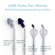 SinuPulse Elite Advanced Nasal Sinus Irrigation System with 60 Additional SinuAir Packets, Additional Replacement Sinus Irrigator Tip, and Bonus eBook by Dr. Robert S. Ivker