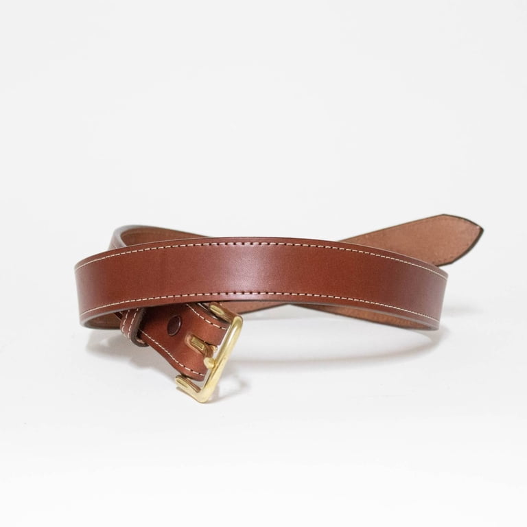 Amish-Made Leather Dress Belt for Business or Everyday Wear  display picture 1