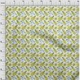 thumbnail image 3 of oneOone Cotton Poplin Twill Yellow Fabric Florals Dress Material Fabric Print Fabric By The Yard 56 Inch Wide-0C4, 3 of 4