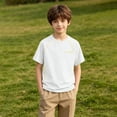 thumbnail image 7 of Asxite Toddler Tshirt Breathable Short Sleeve Raglan Crew Neck Active Summer Tops 5-15Y, 7 of 7