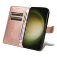 thumbnail image 6 of Case Wallet for Samsung Galaxy S20 with Card Slots, Embossed Pattern PU Leather Phone Case with Flip Kickstand Detachable Wrist Strap Magnetic Closure Case for Samsung Galaxy S20, Rosegold, 6 of 9