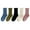 5Pairs-A, variant on SwiftWear 3-5 Pairs Girls Socks Toddler Ruffle Socks Casual Cute Frilly Dress Socks Baby Fall Winter Cotton Socks Solid Crew Socks