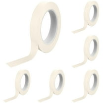 5 Rolls White Masking Tape, 0.3 inch Wide Total 65.6FT(20M) Long Painters Tape, Gap Repairing Tape Rolls, Great for DIY Crafts, Labeling, DIY Decorative, Art Supplies, Art Tape(White,787.4x0.3")