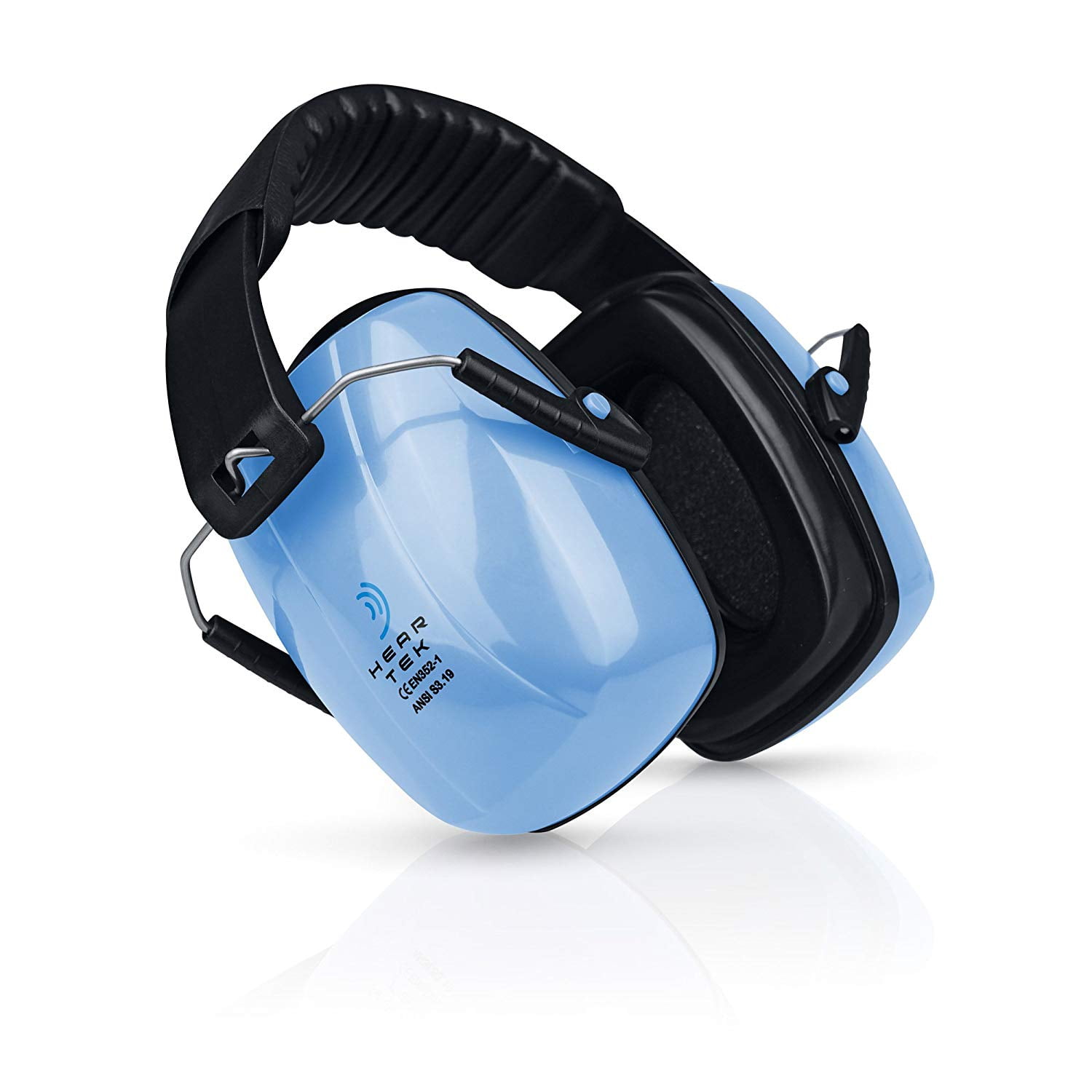 Dark Blue Hearing Protection Ear Defenders for Small Adults Women Foldable Design Ear Defenders Adjustable Padded Headband Noise Reduction Earmuffs for Kids Toddlers Children 