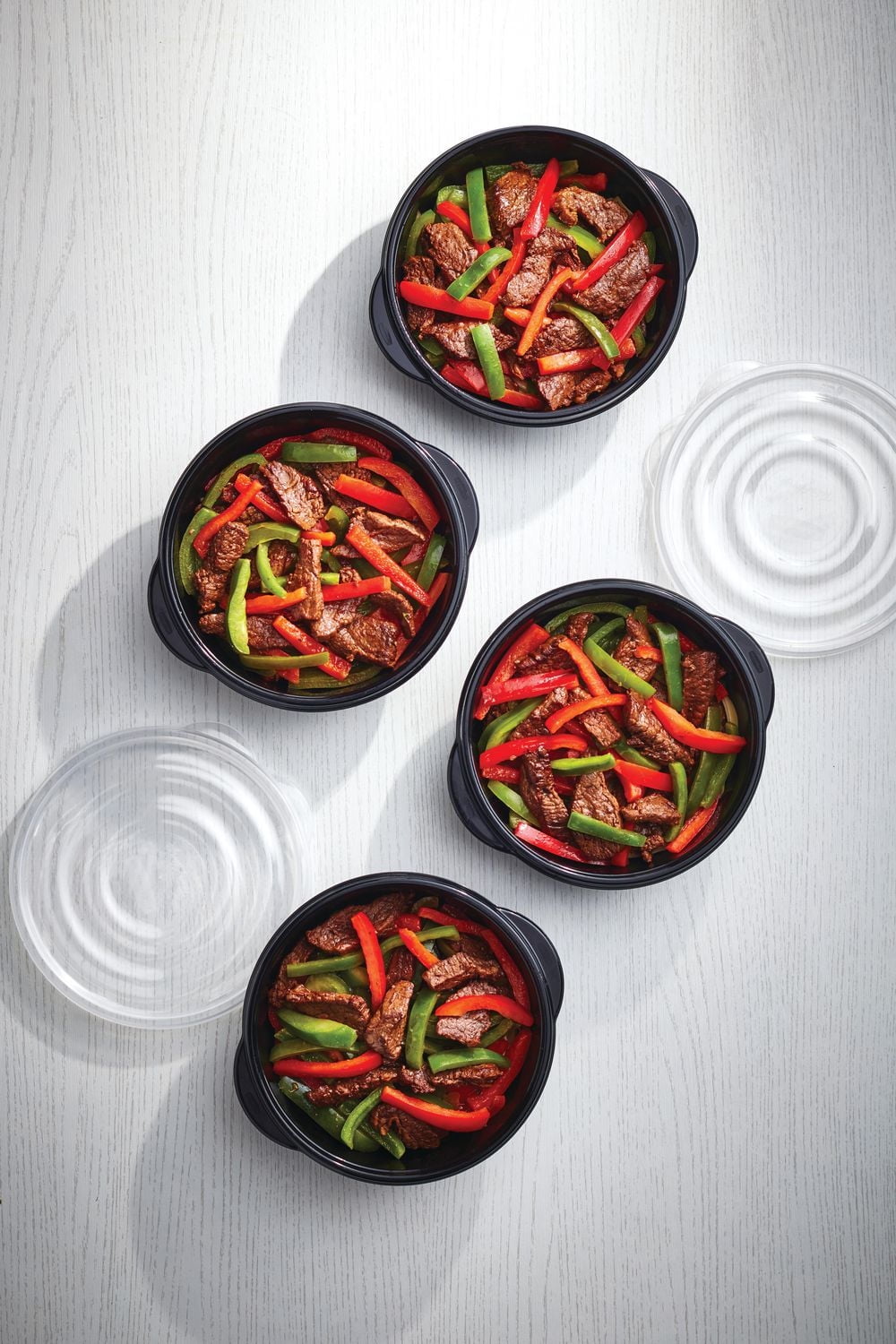 Rubbermaid TakeAlongs 1.18 L Food Storage Containers with Divided Base, 8 pc set: 4 bases and 4 lids