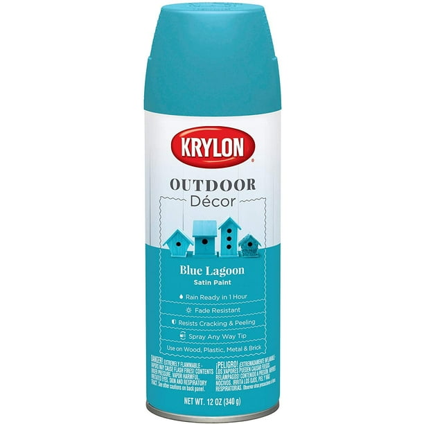 Krylon Outdoor Dcor Spray Paint, Blue Lagoon