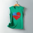 thumbnail image 4 of TDYHUAO Women’s 4th of July Tank Tops Cute Patriotic American Flag Heart Graphic Tees Shirts Sleeveless July Fourth Outfits, 4 of 4