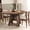 Walnut, variant on 43.3''-59'' Extendable Round Dining Table for 4-8, Mid Century Modern Wooden Round Table with Removable Leaves Space Saving, for Kitchen Living Room