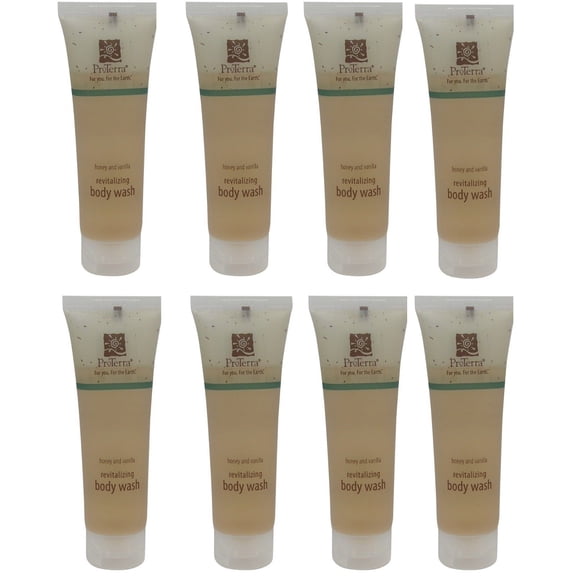 Proterra Honey & Vanilla Revitalizing Body Wash Lot of 8 Each Total of 8oz