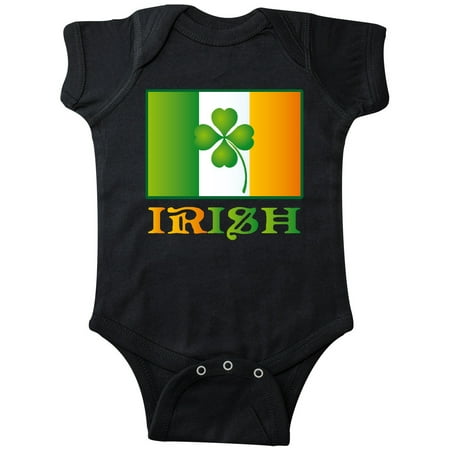 

Inktastic St Patricks Day Flag Irish Four Leaf Clover Gift Baby Boy or Baby Girl Bodysuit