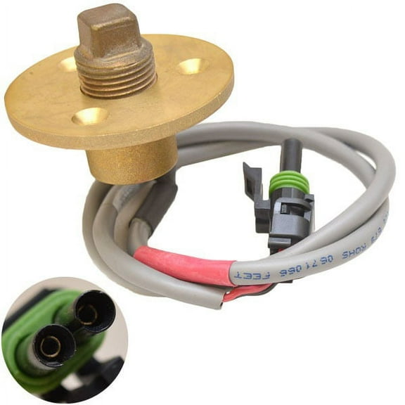 Malibu Boat Garboard Drain Plug 3451046 | 2 1/2 Dia. Brass