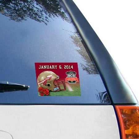 - Florida State Seminoles (FSU) 2014 BCS Championship Game Bound 4'' x 6'' Ultra Decal Cling - No Size