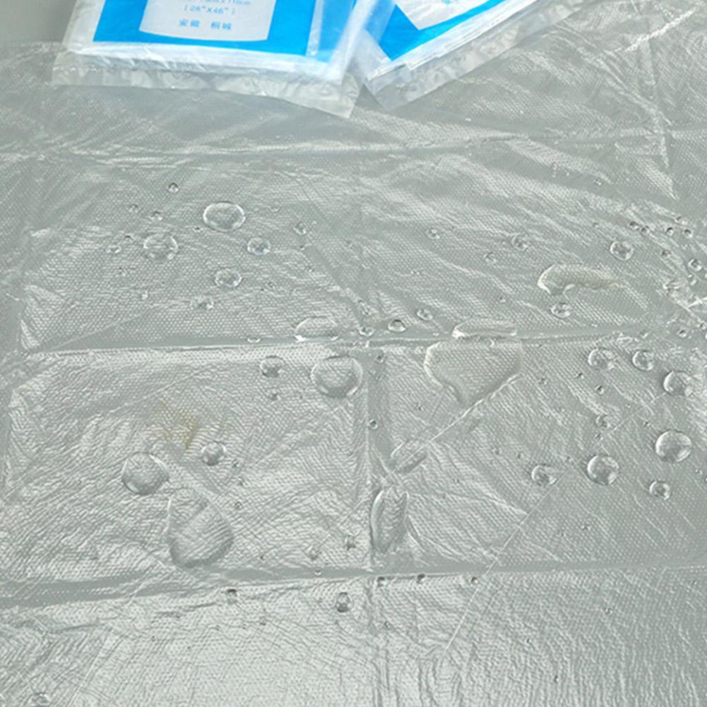 50 Pieces Plastic Adult Children Disposable Waterproof Dustproof Transparent Painting Kitchen Apron - image 4 of 6