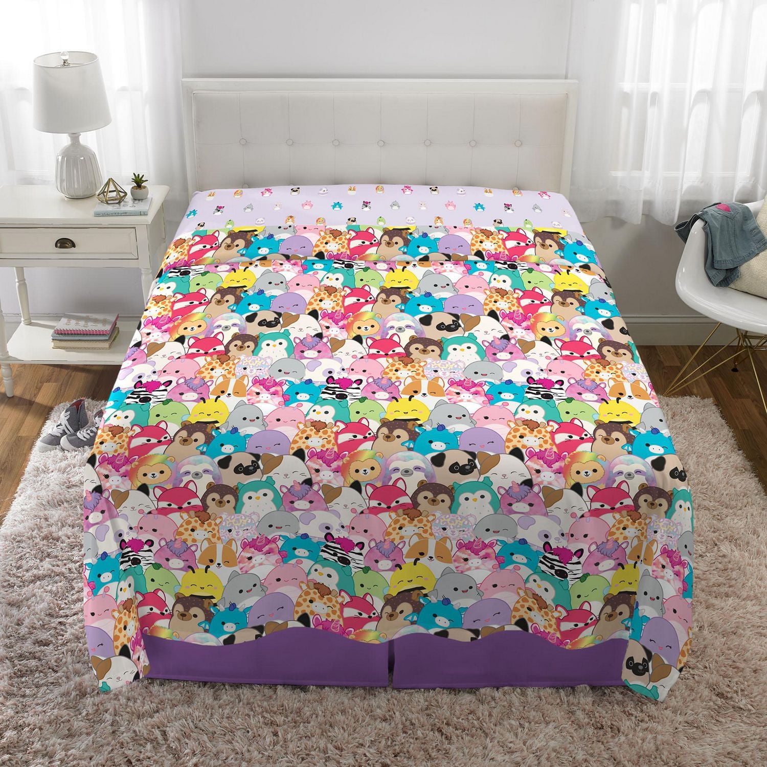 Squishmallows "Mallow Dreams" Full Sheet Set