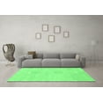 thumbnail image 3 of Ahgly Company Indoor Square Abstract Emerald Green Modern Area Rugs, 4' Square, 3 of 4